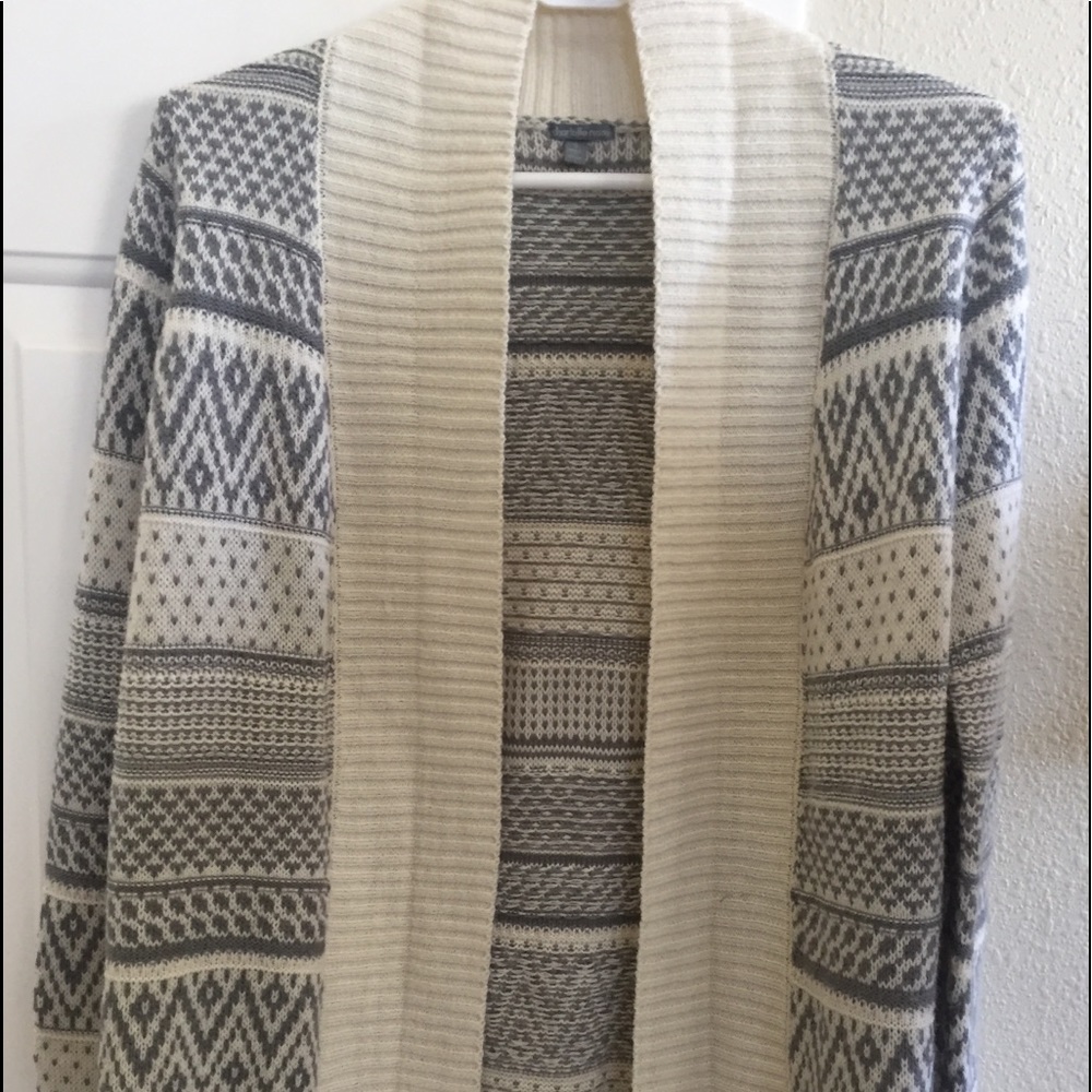 Printed cardigan